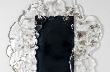 Levitation Alchemia Mirrors Combine Amorphous Glass + Minerals