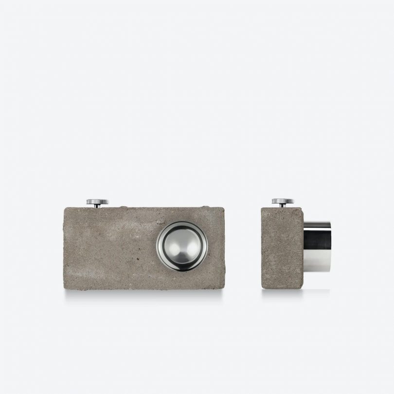 Instamatic in Grey Concrete and Chrome