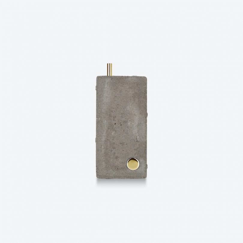 Mobile in Grey Concrete and 24K Gold