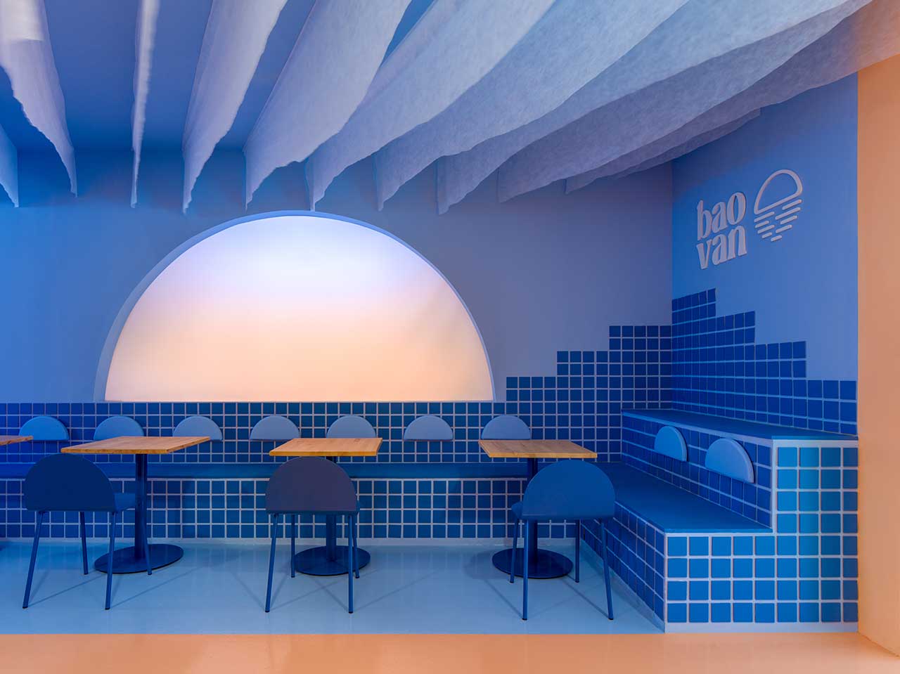 A Colorful Bao Restaurant in Valencia Inspired by Surfing + Sunsets
