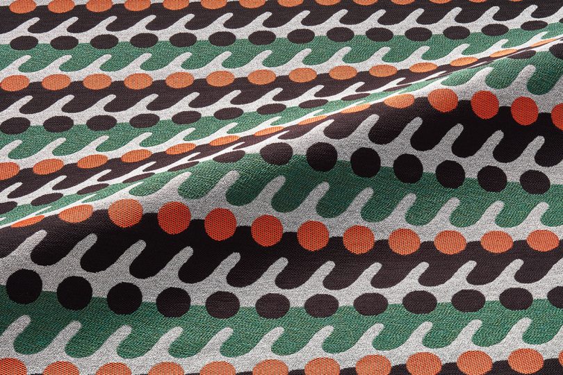 detail of i Pattern fabric