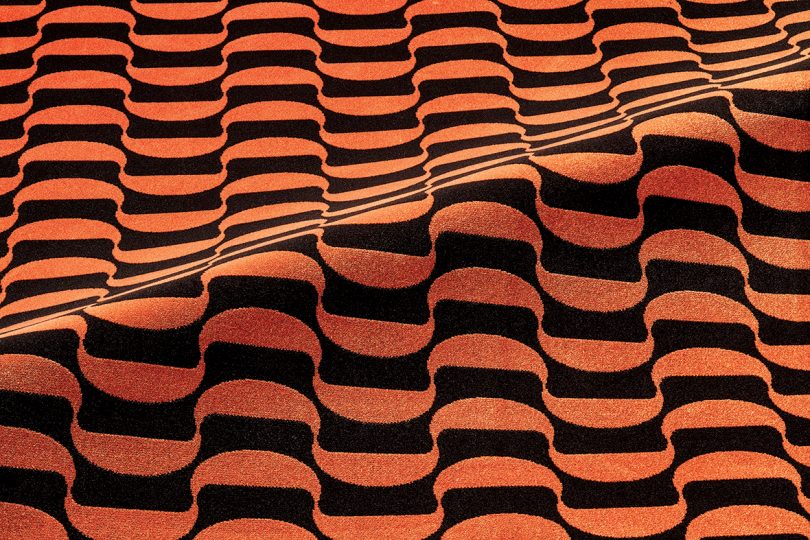 detail of Parentheses Pattern fabric