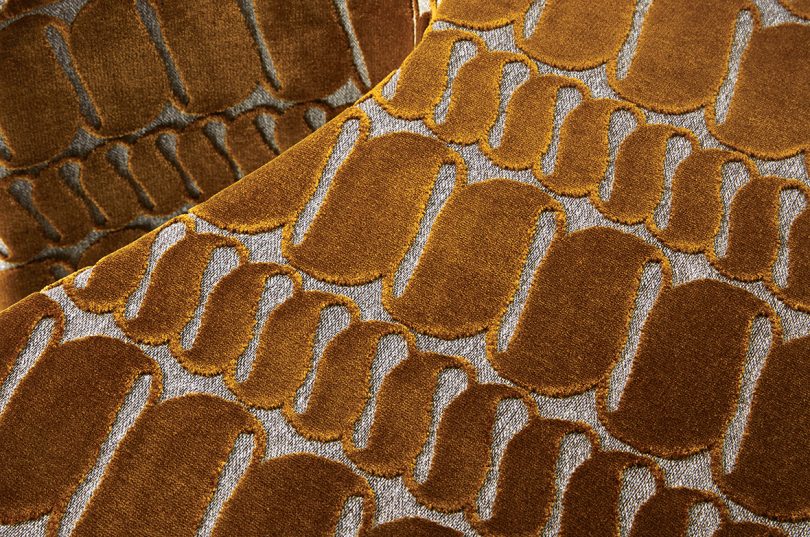 detail of Tilde Pattern fabric
