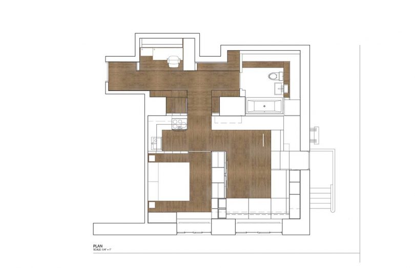 floor plan of apartment