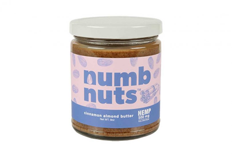 jar of numb nuts cinnamon almond butter