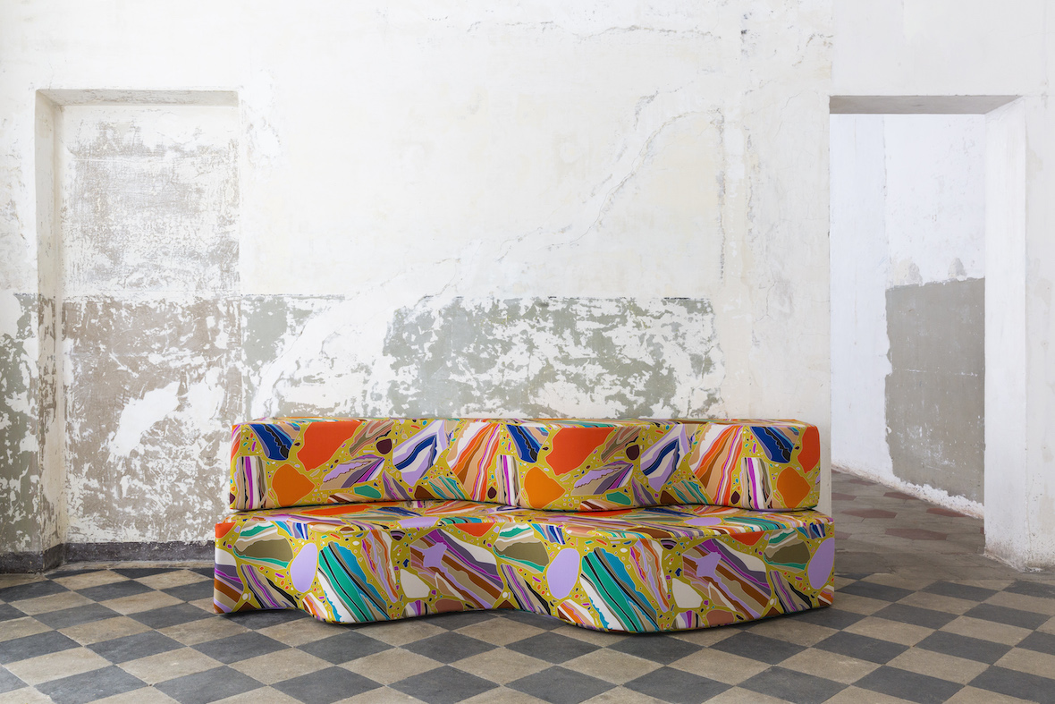 The Superonda Sofa Gets a Terrazzo Refresh Inspired by a Venetian Palazzo