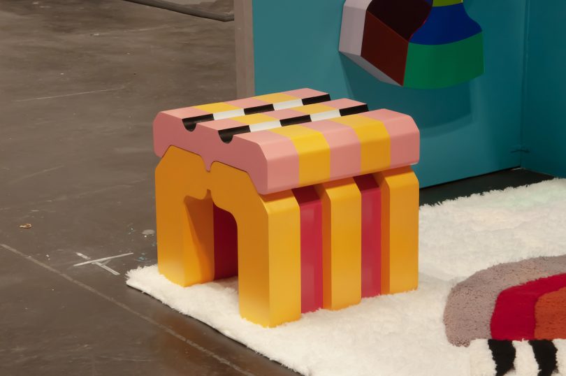 colorful stool
