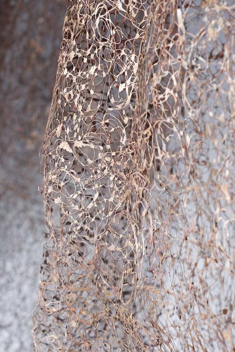 detail of sculptured wires