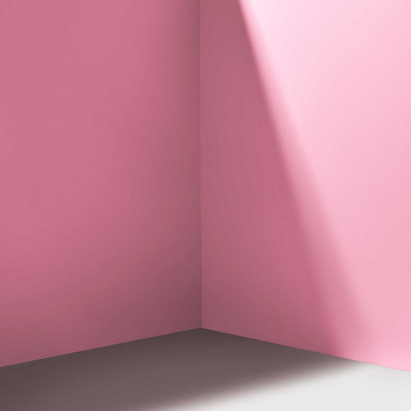 corner walls painted pink