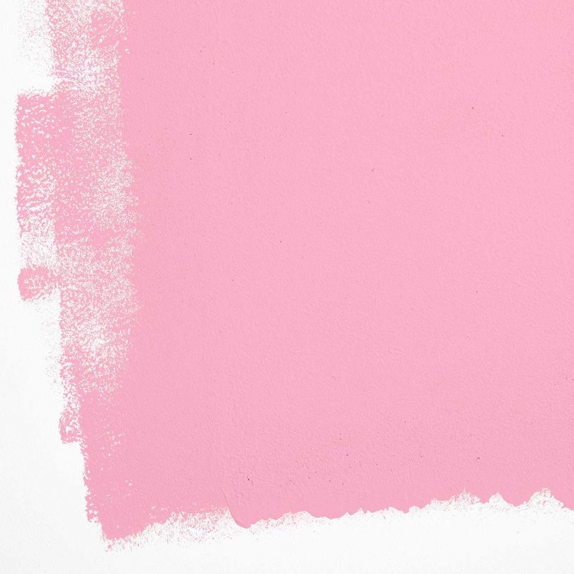 swatch of pink paint