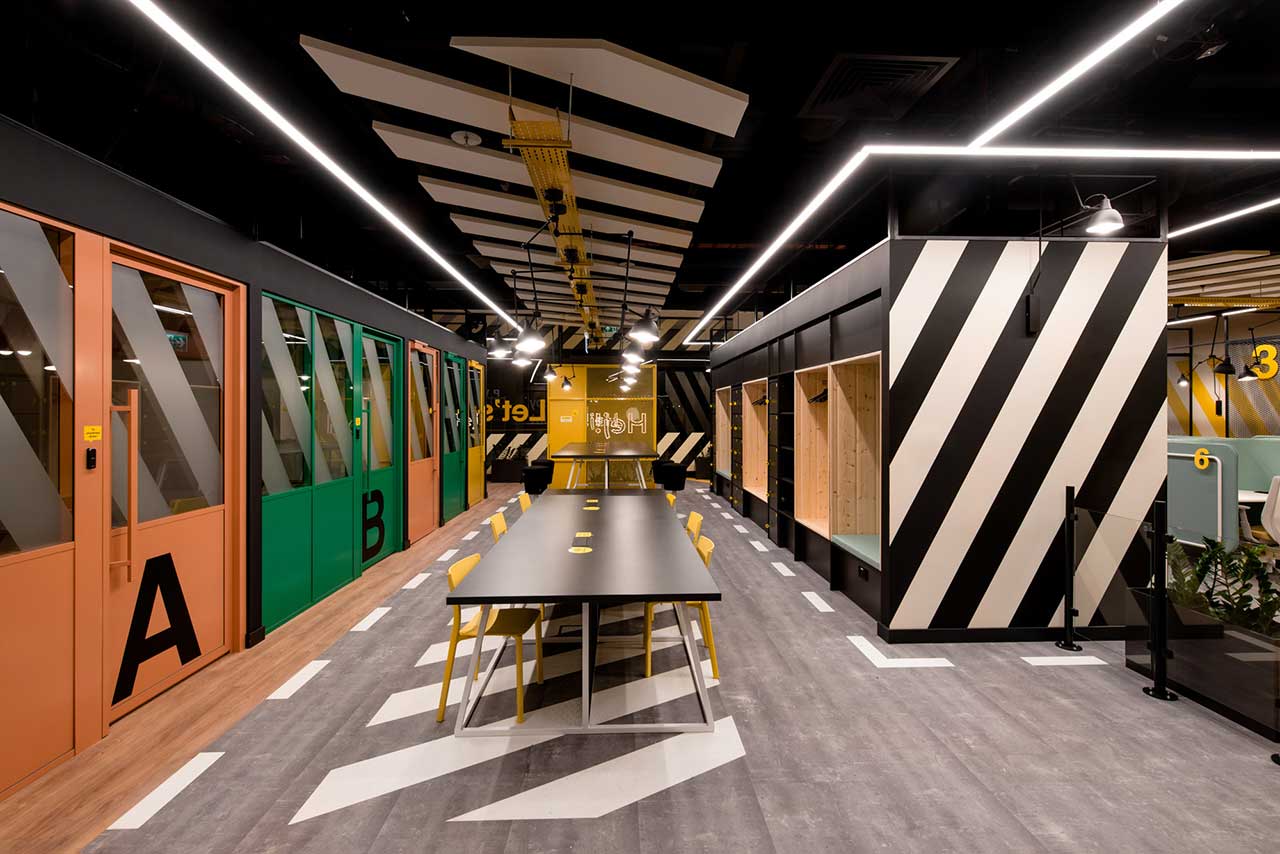 Work Near Home at This Bold, Graphic CoWorking Space in Poland