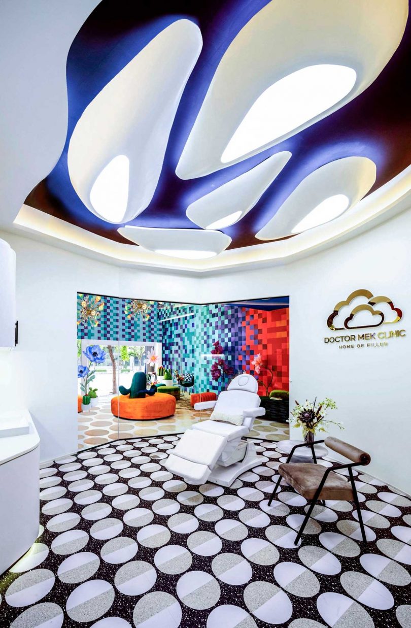 interior patient room in modern med spa