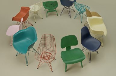 HAY Colorfully Modernizes Herman Miller's Mid-Century Eames Collection