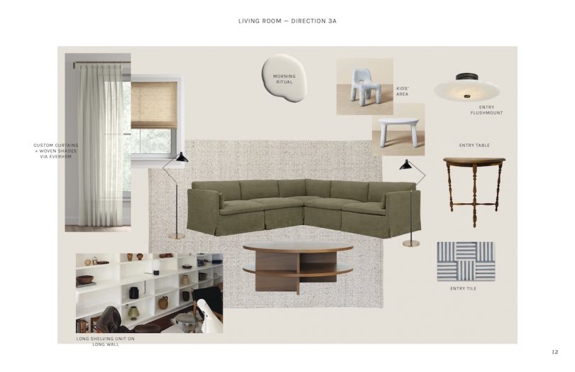 living room design scheme