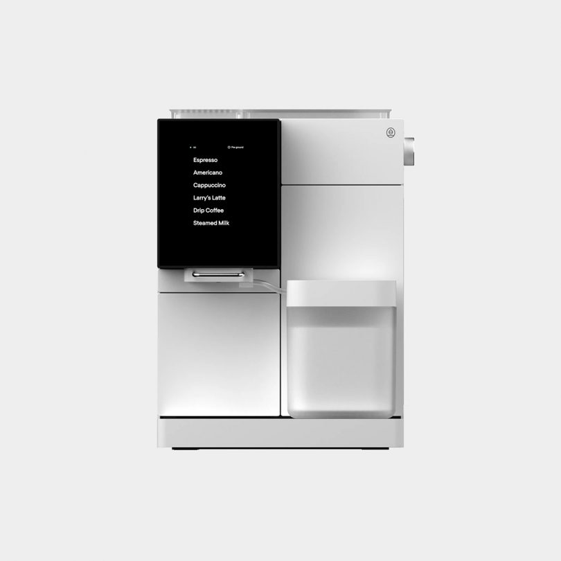 front view of coffee machine