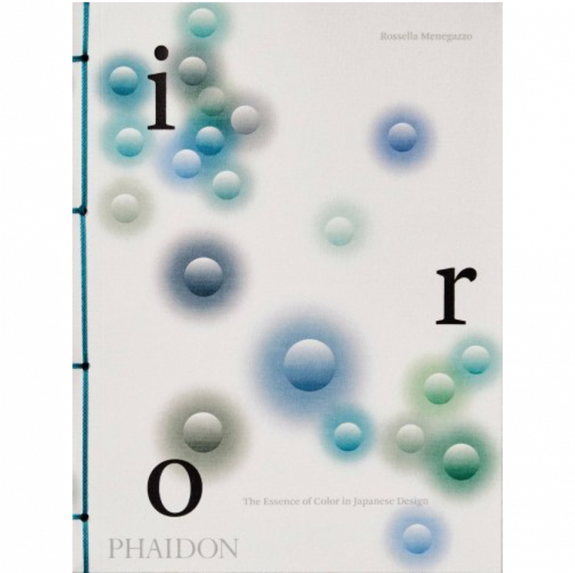 white book cover with great, blue, and green bubbles and the word iro