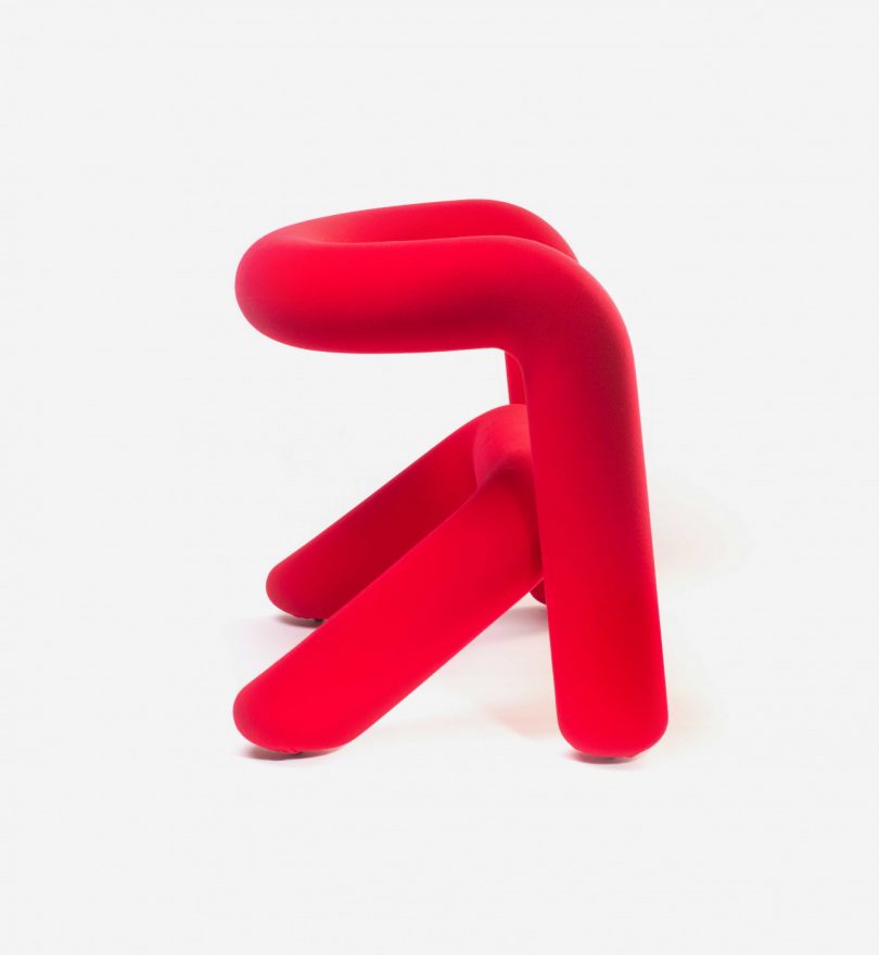 red tube chair
