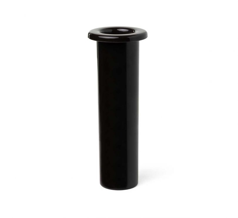 black rechargeable lamp vase