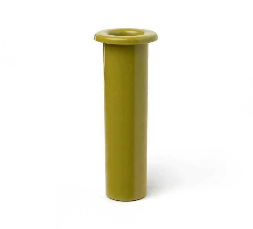 green rechargeable lamp vase