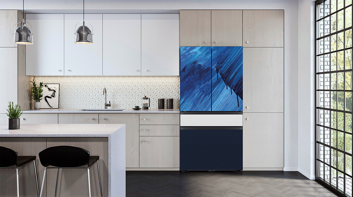 Refrigerators As Works Of Art Lowes X Samsung Bespoke Series
