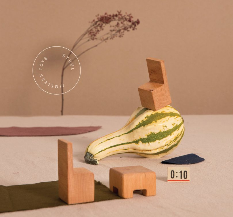 gourd with wooden furniture