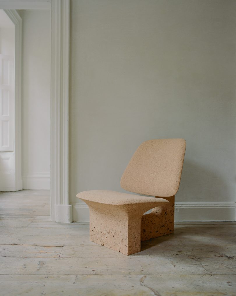 Burnt Cork Lounge Chair, , Made in Situ by Noé Duchaufour-Lawrance