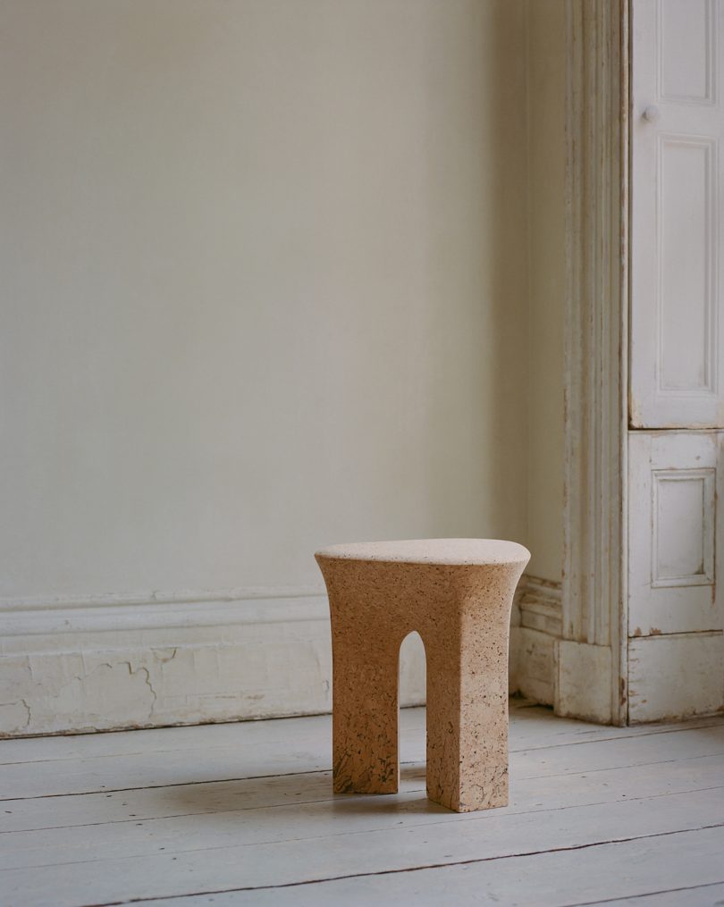 Burnt Cork Side Table, , Made in Situ by Noé Duchaufour-Lawrance