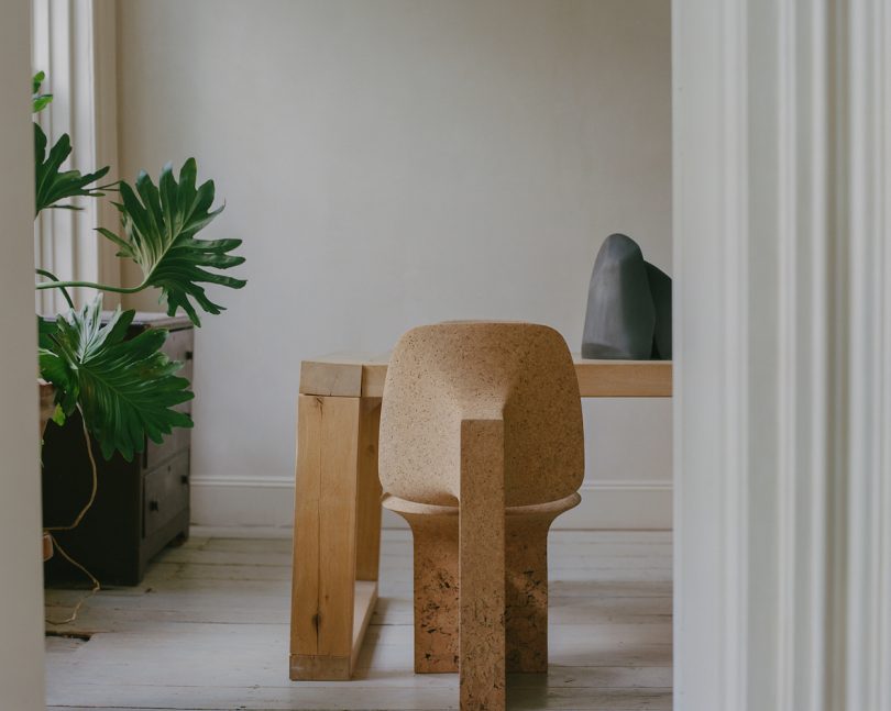Burnt Cork Chair, , Made in Situ by Noé Duchaufour-Lawrance