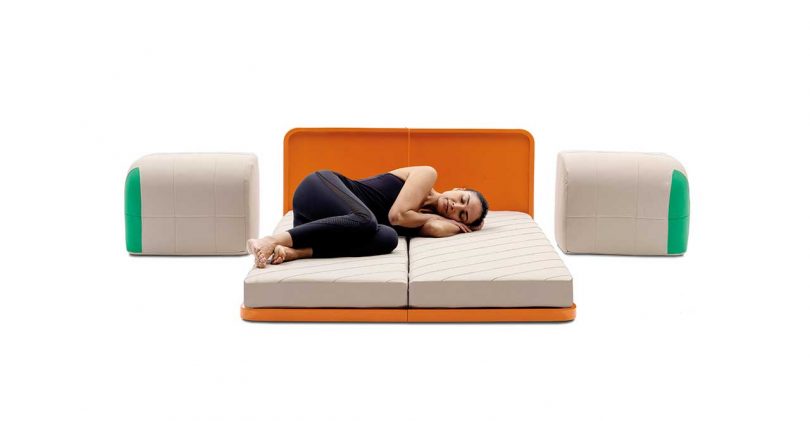 Twin by Matali Crasset Provides a Place to Sit and to Sleep