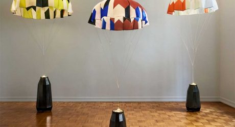 Bec Brittain Debuts Lighting Inspired by NASA Parachutes