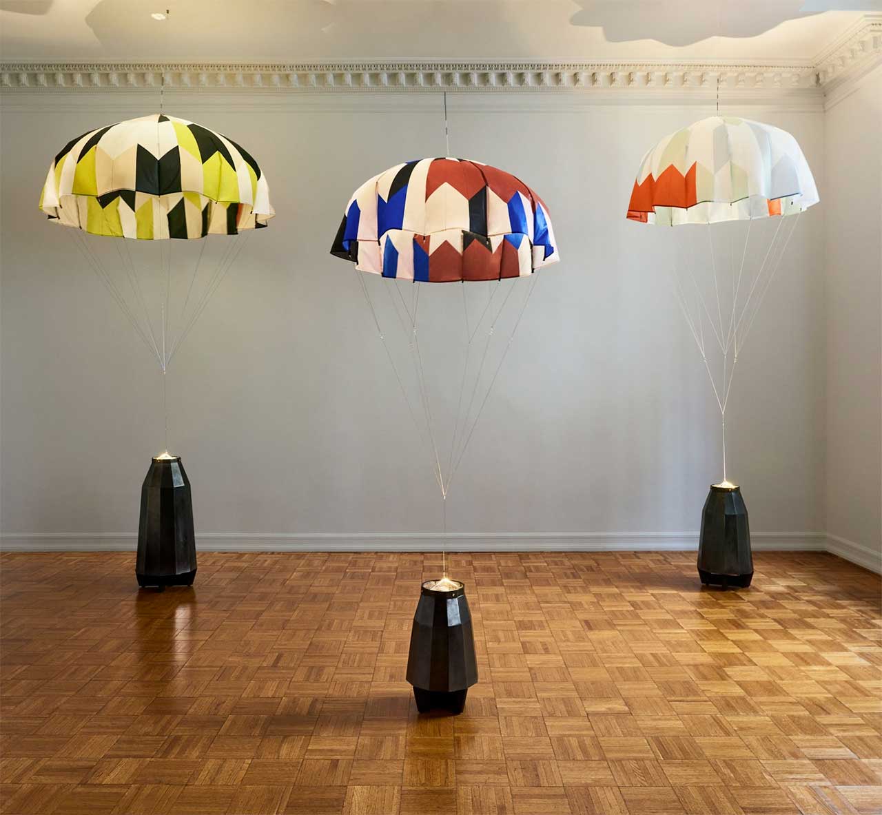 Bec Brittain Debuts Lighting Inspired by NASA Parachutes