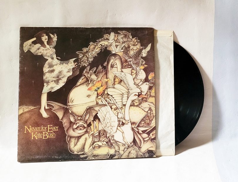 album with illustrated cover art
