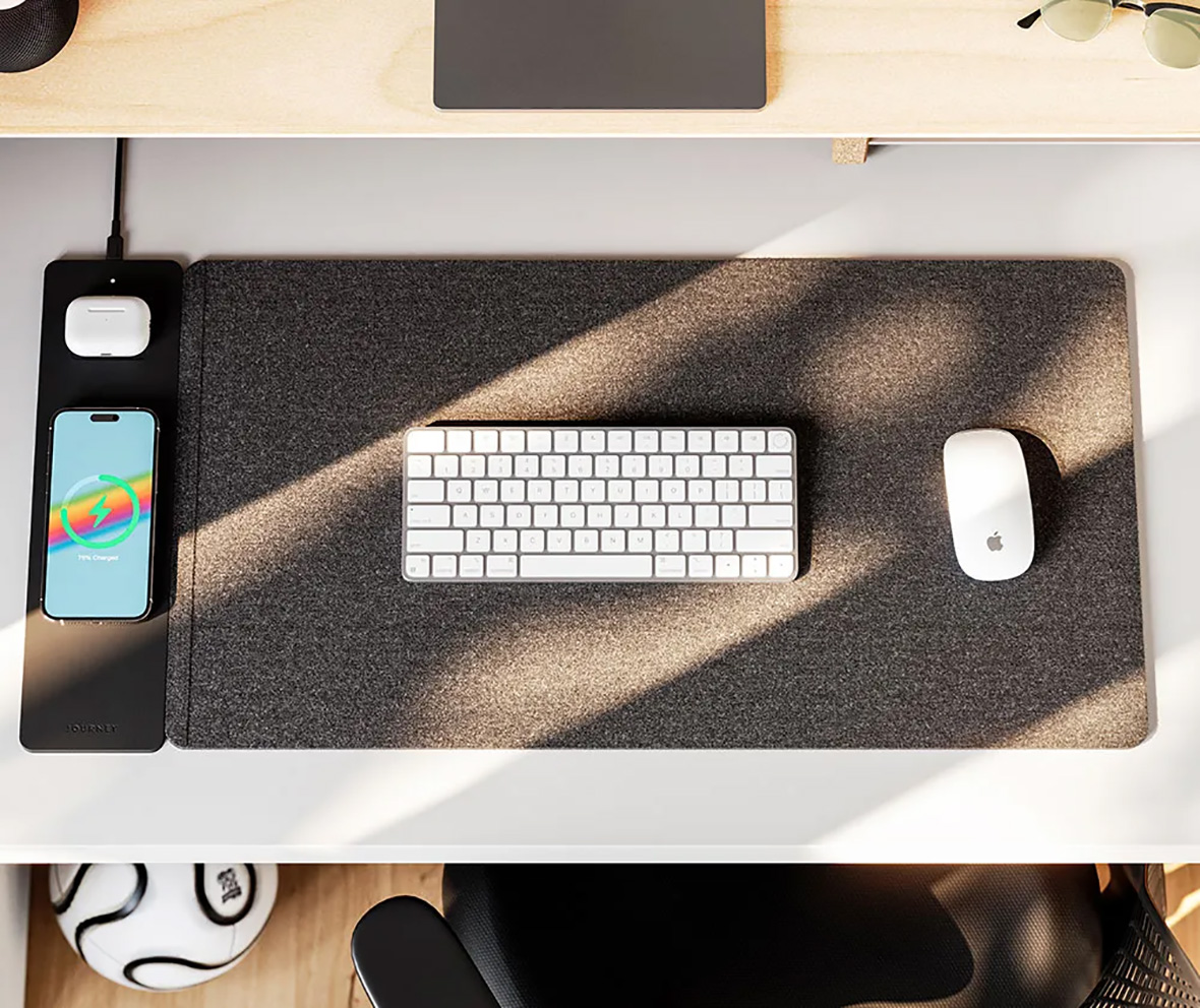 The ALTI Wireless Charging Desk Mat is the ultimate desk upgrade