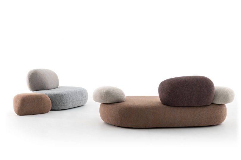 brown rock inspired furniture