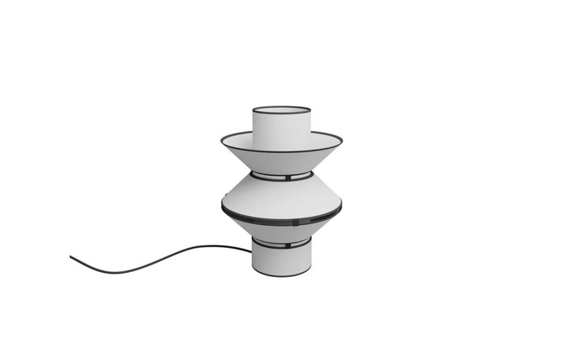 column-shaped table lamp