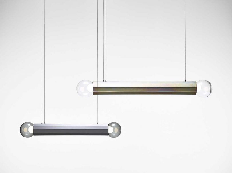 two pendant lamps