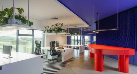 A Modern Polish Office Design Inspired by a Silicone Spatula