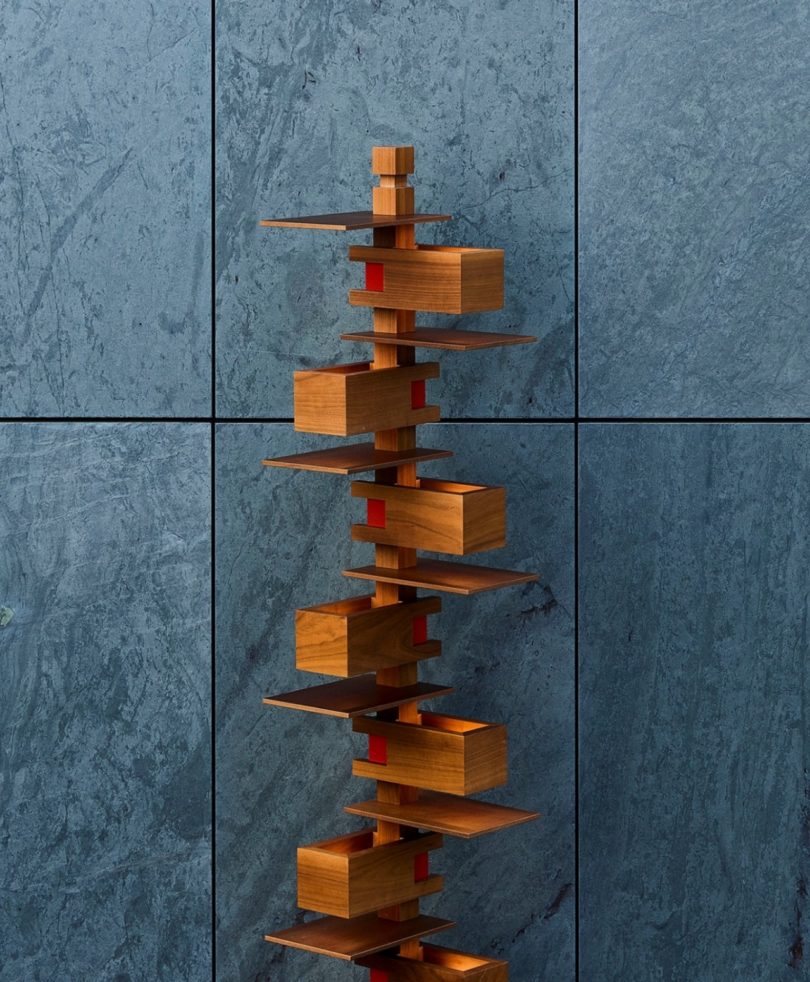 blocky abstract modern lamp
