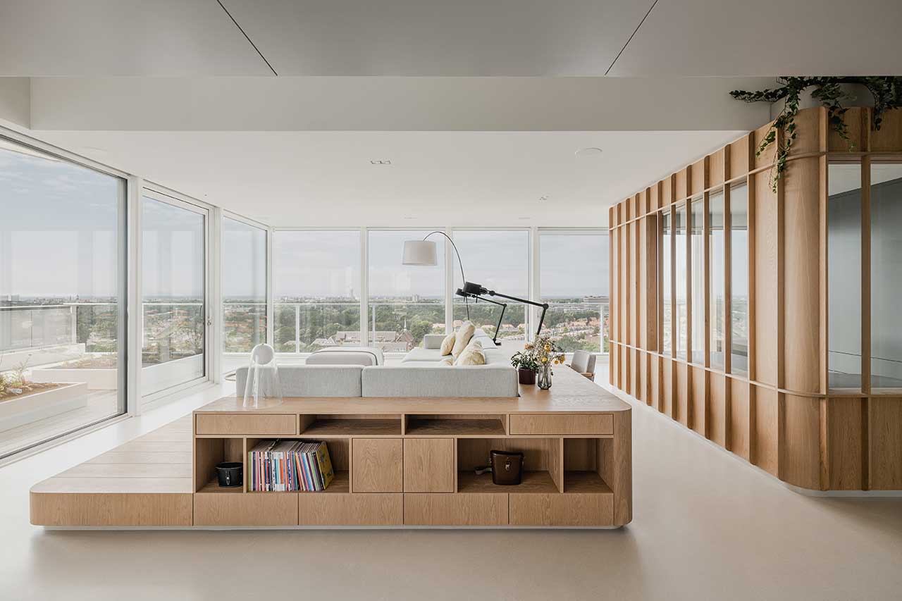 A Modern Netherlands Penthouse With Panoramic Views