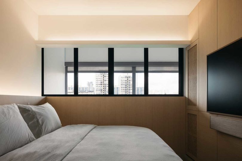 view of minimalist bedroom 