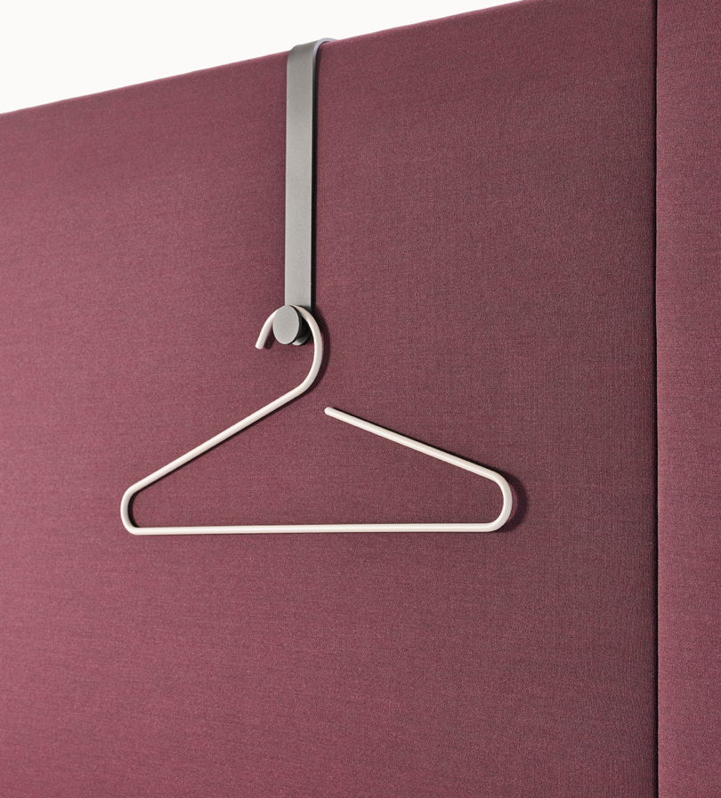 colorful office wall dividers with a hook