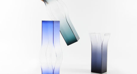 These Transparent Vases Seem To Stretch + Disappear Into Nothing