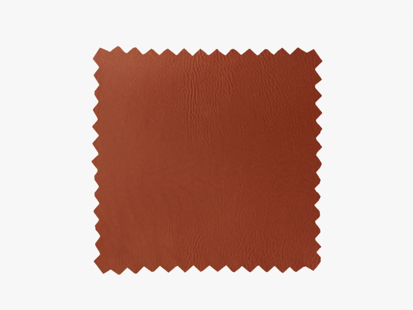 swatch of brown leather