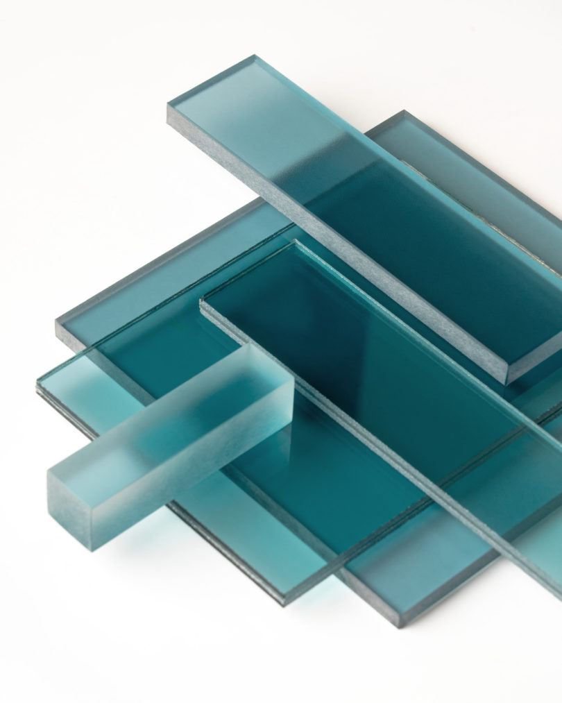 turquoise transparent materials