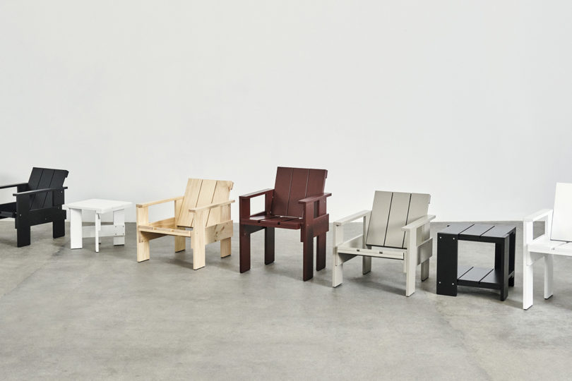 Rietveld Originals x HAY Relaunch the Crate Outdoor Collection
