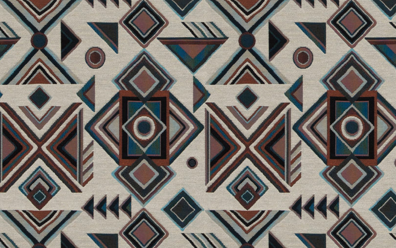 multicolor tribal textile pattern
