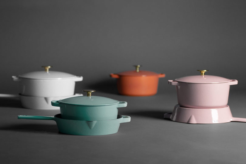 various colors of dutch ovens