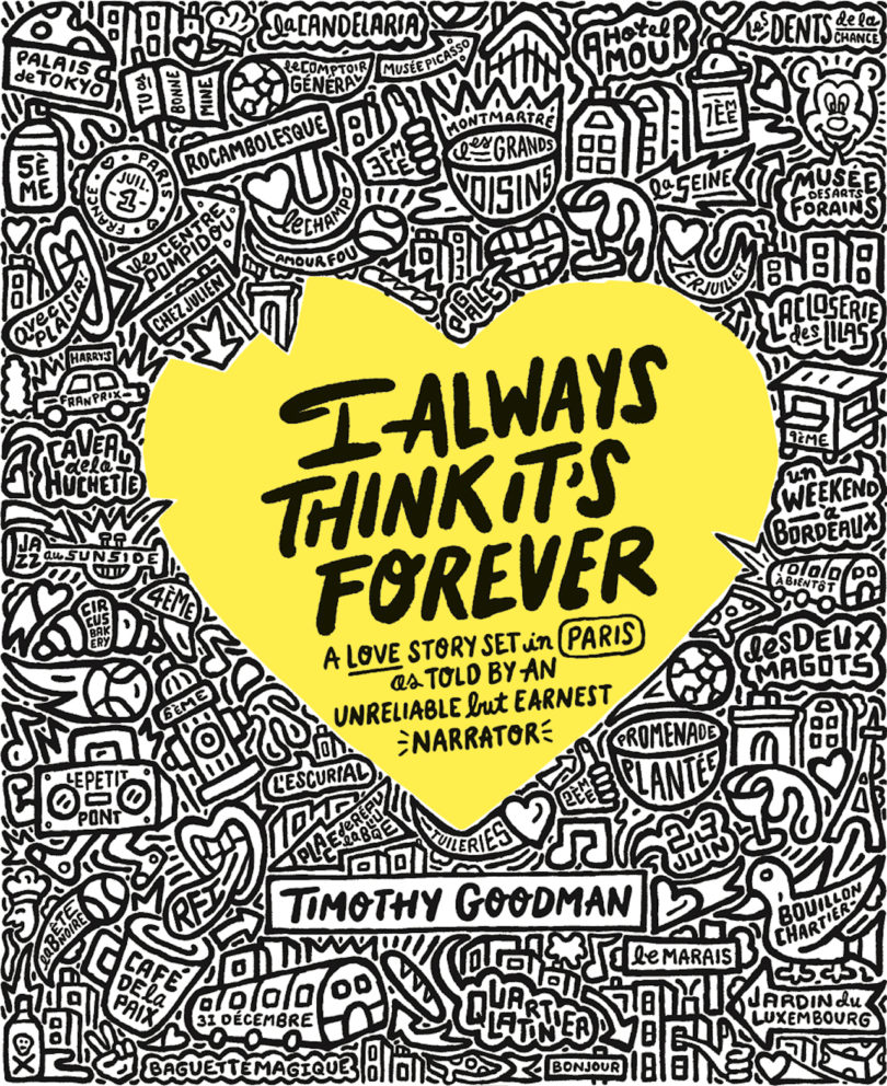 جلد کتاب از "من همیشه فکر می کنم برای همیشه است"