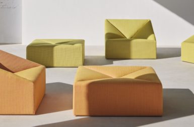 This Seating Series Is Inspired by a Nostalgic Origami Game