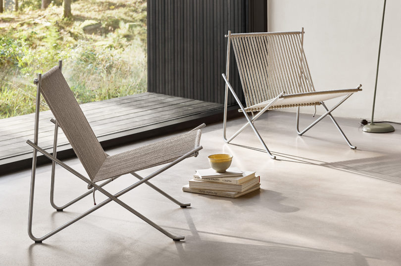 The New PK4? Lounge Chair + Upholstered Ant? Chair Come Home to Fritz Hansen